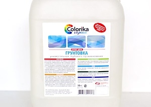 Грунтовка "Colorika Aqua"-1л,5л,10л