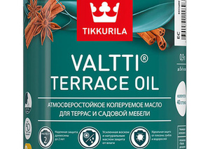 Валти - VALTTI TERRACE OIL Масло для террас ЕС 0,9л, 2,7л, 9л.