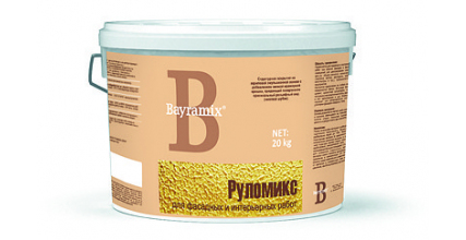 Rulomix Bayramix  Tекстурное покрытие для фасадных и интерьерных работ 15кг, 25кг