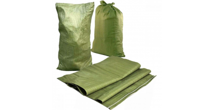 Мешок для мусора, зелёный