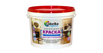 Краска для стен и потолков Colorika Aqua