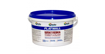 Шпатлевка универсальная для финишной отделки Flatwall,Колорика