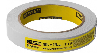 Скотч малярный, креповый STAYER